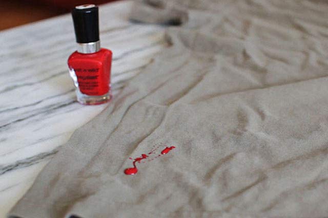  How To Remove Nail Polish From Clothes Couch Shoes Jeans Fabric 