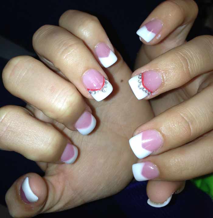 pink-and-white-french-manicure-designs – Nailshe